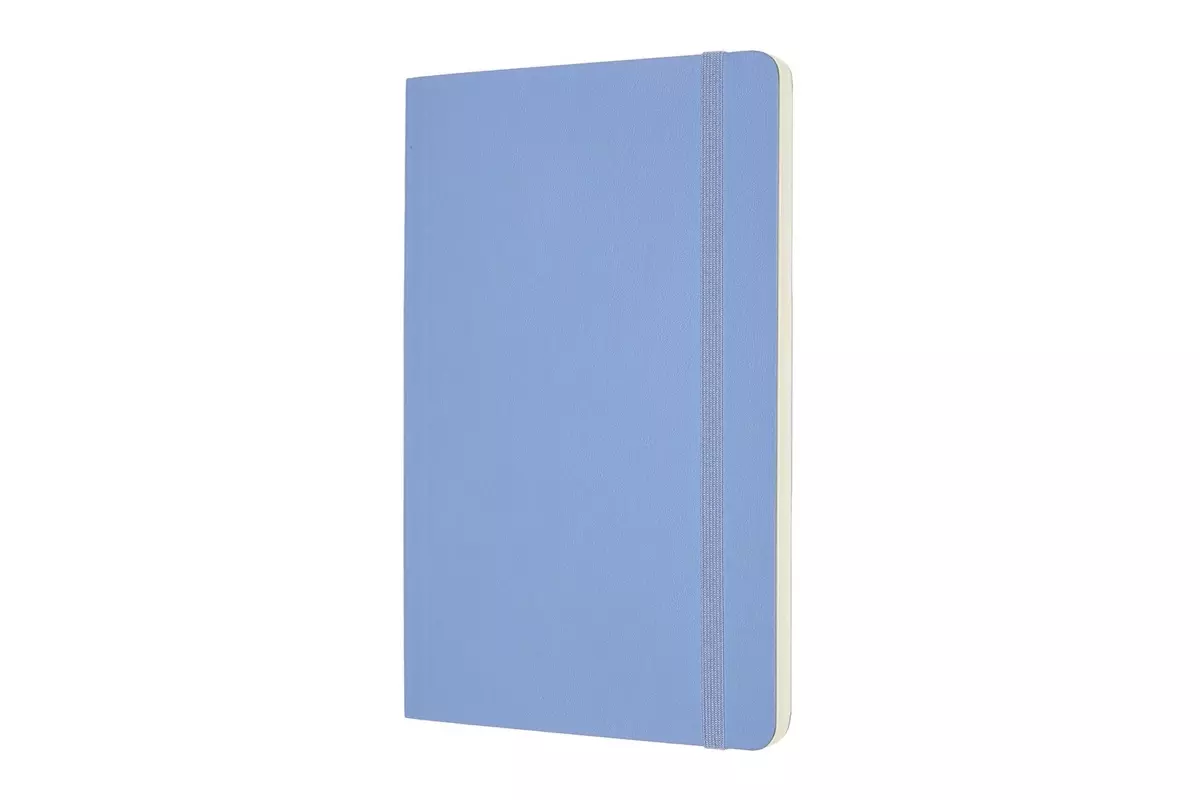 Een Moleskine Plain Soft Cover Notebook Large Hydrangea Blue koop je bij Moleskine.nl